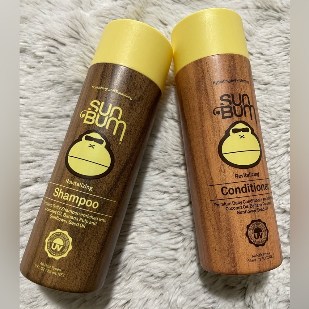 Travel size Sun Bum shampoo & conditioner
